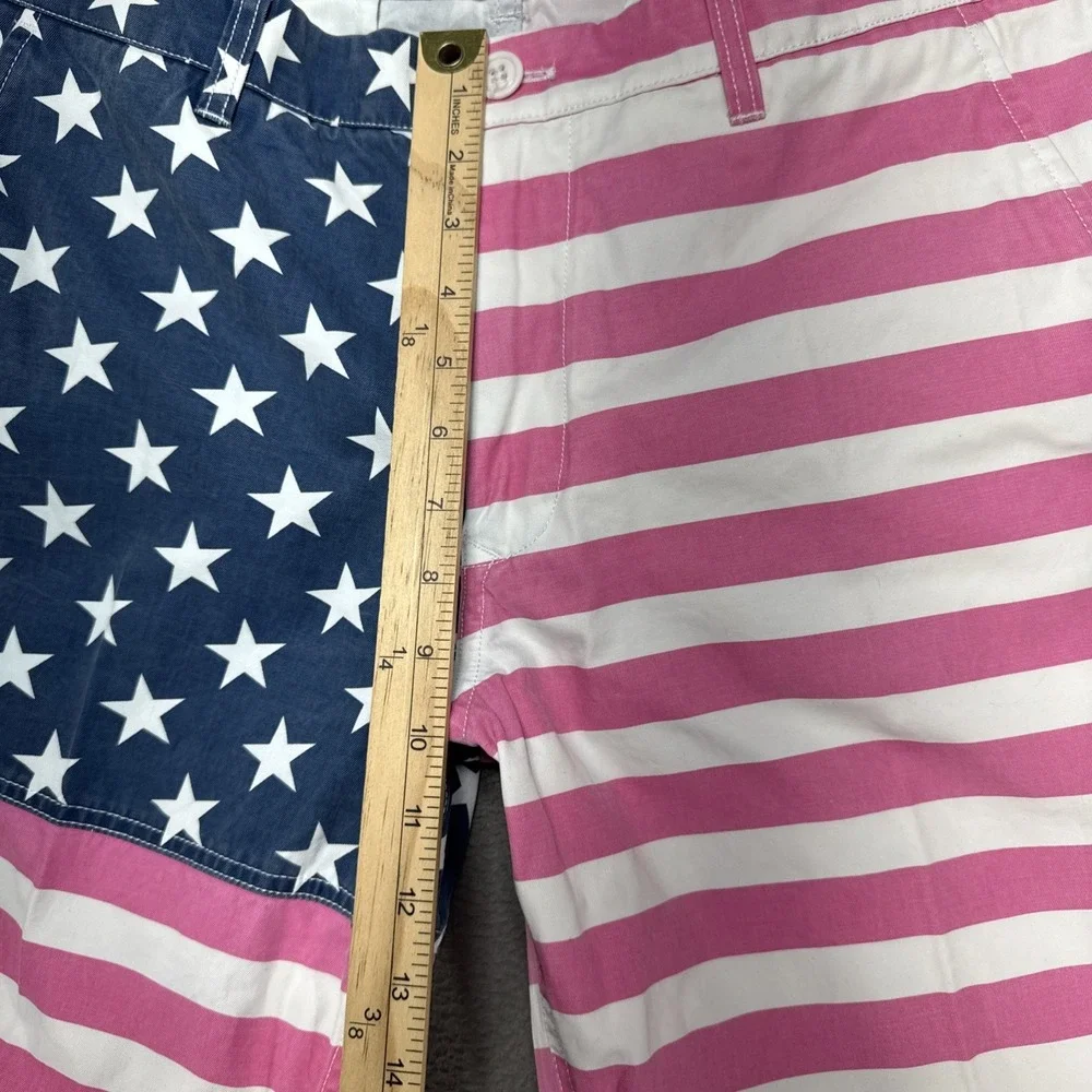 Bonobos Pants Mens Sz 36x34 Straight Flag Stars Stripes Patriotic Faded Festival
